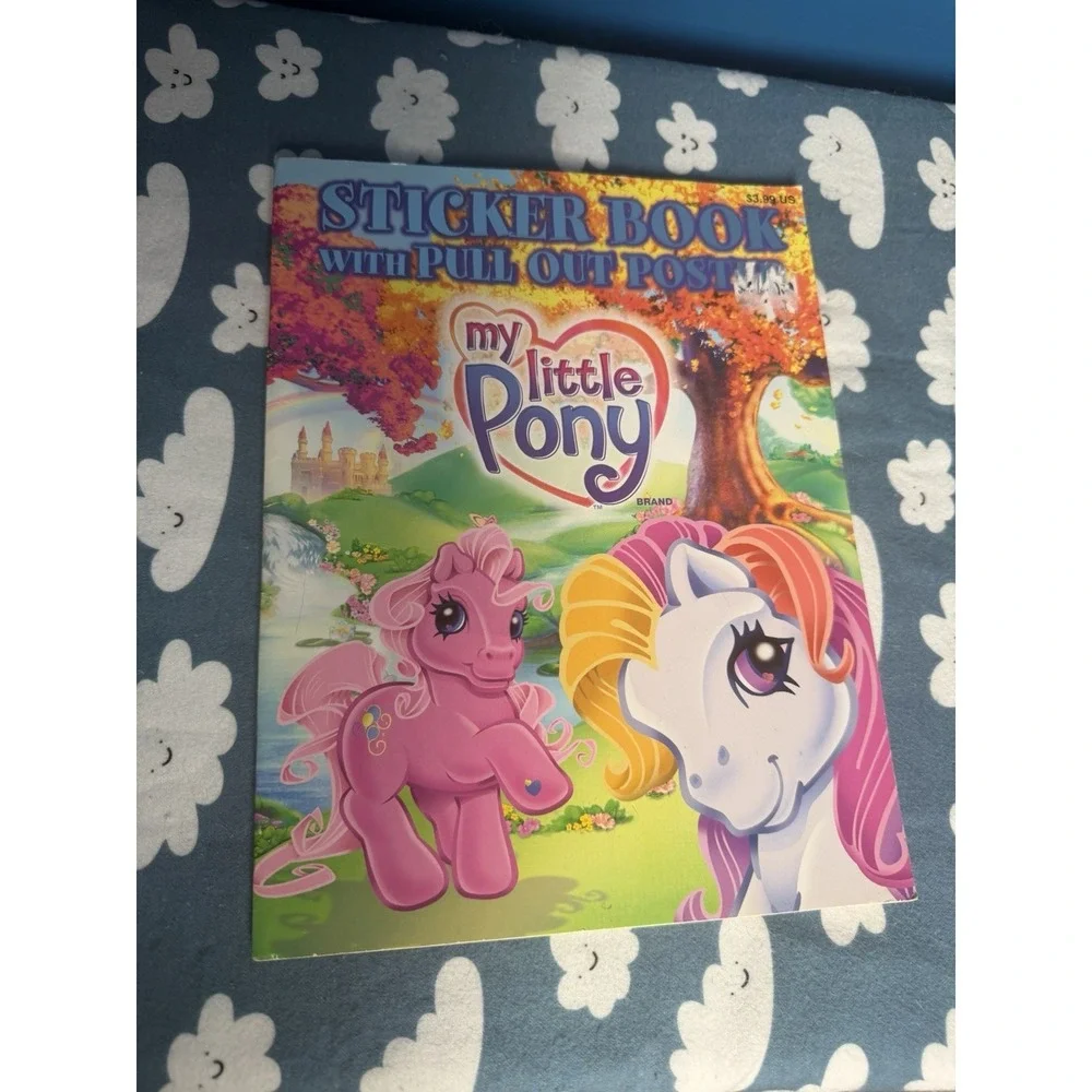 2004 My Little Pony Sticker Book w Pull Out Poster UNUSED All Stickers G3 Hasbro